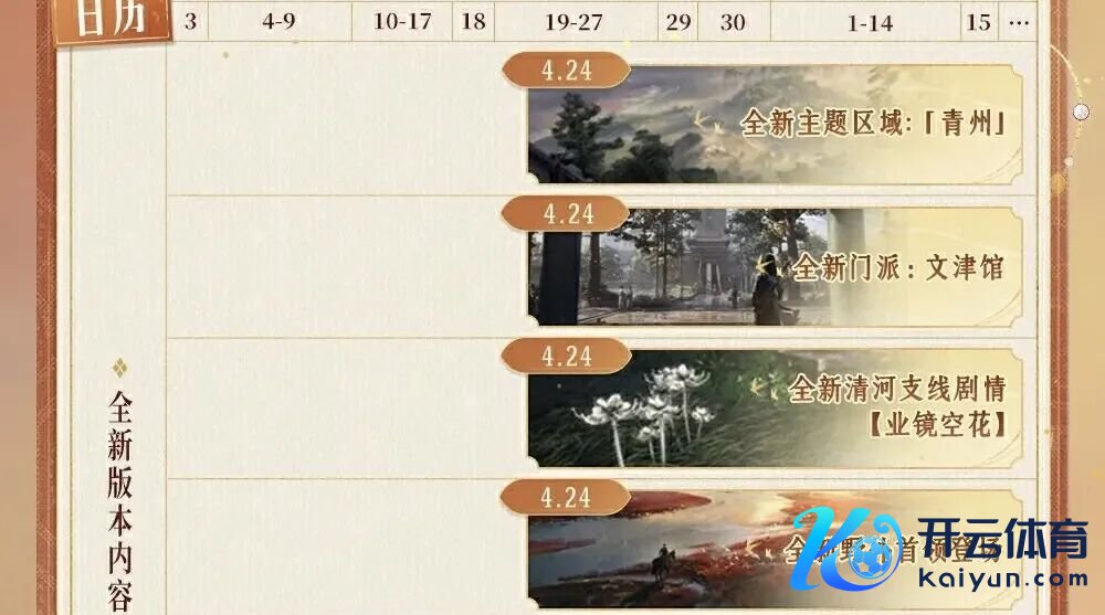 燕云十六声：四月三波重磅更新！门派商店新增50+外不雅，少东家：期待五一行周升沉！