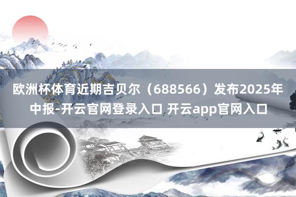 欧洲杯体育近期吉贝尔（688566）发布2025年中报-开云官网登录入口 开云app官网入口